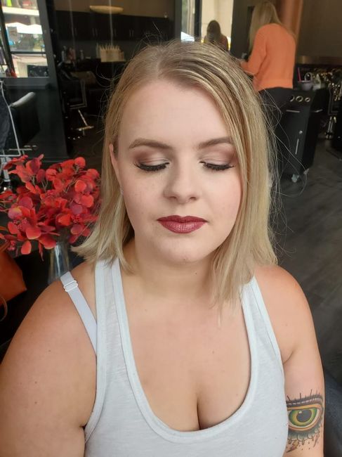 Had my first make up trial today! 1