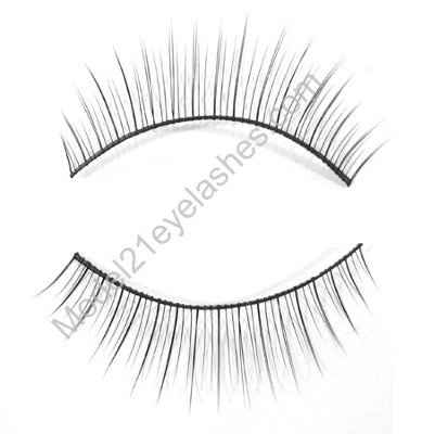 false eyelashes or mascara only