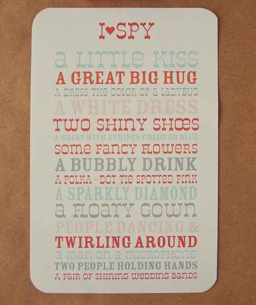Scavenger hunt ideas.
