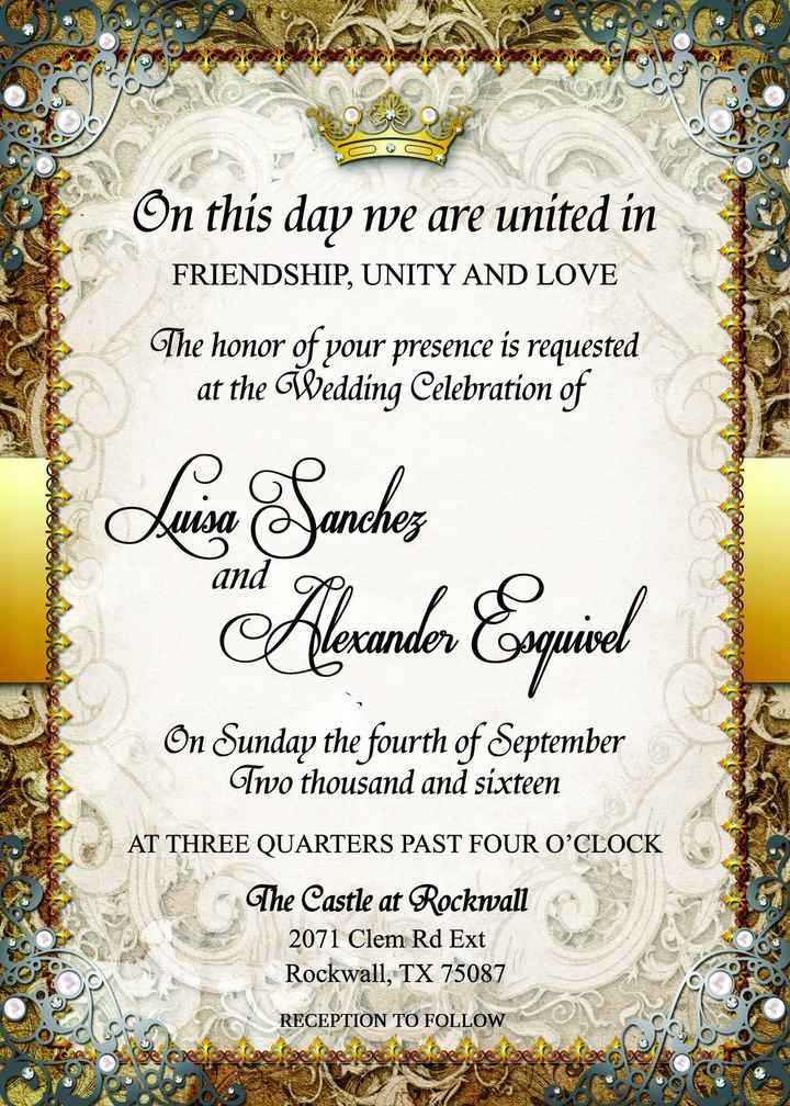 Invitation Ideas- PLEASE HELP :)