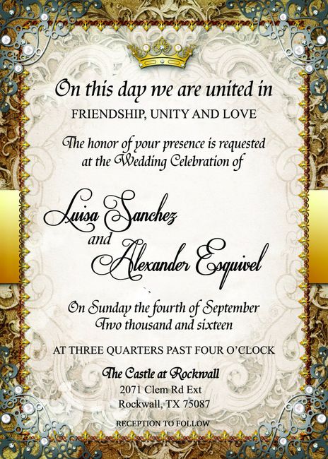 Invitation Ideas- PLEASE HELP :)