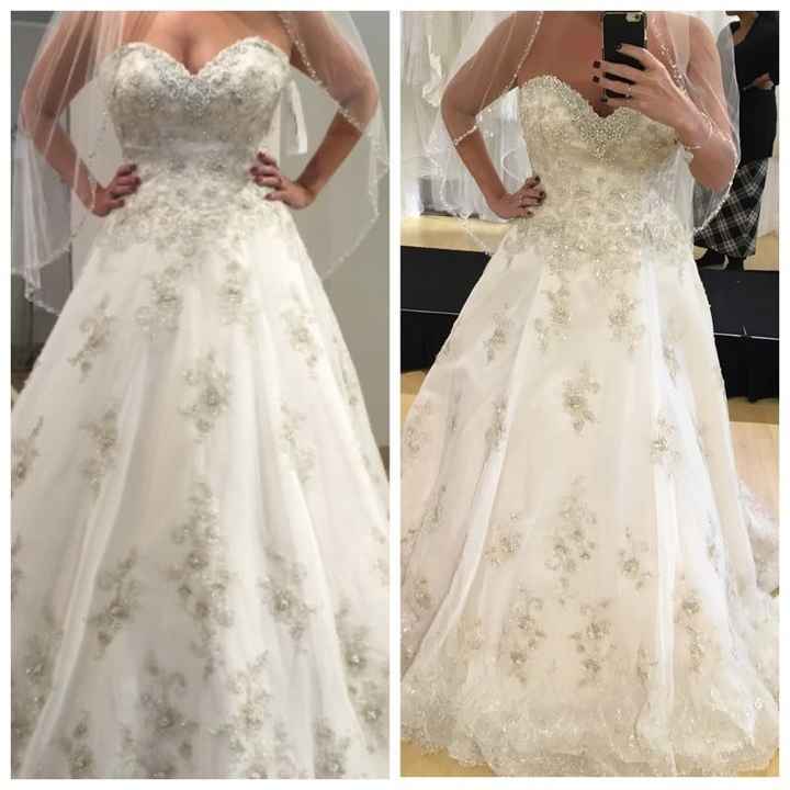 How to choose the dress if the samples don't fit properly?