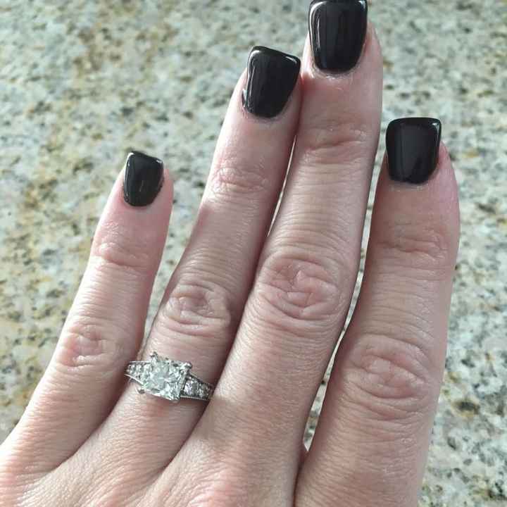 Making engagement ring look bigger with stackable rings?