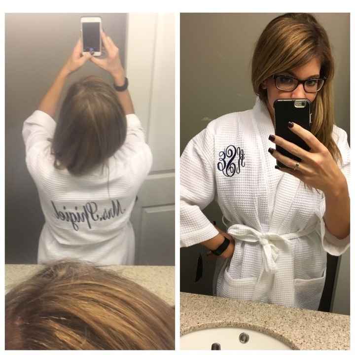 What are you wearing the morning of the wedding?