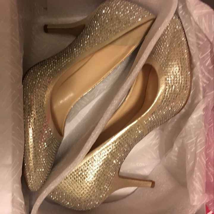 Shoes for a champagne and ivory dress!