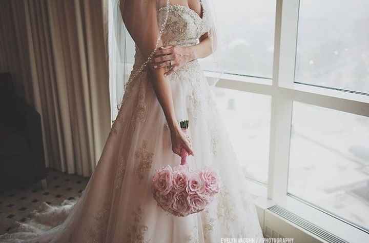 Please show me pictures of your a-line/off-shoulder wedding dresses. I'm a pear shape and struggling