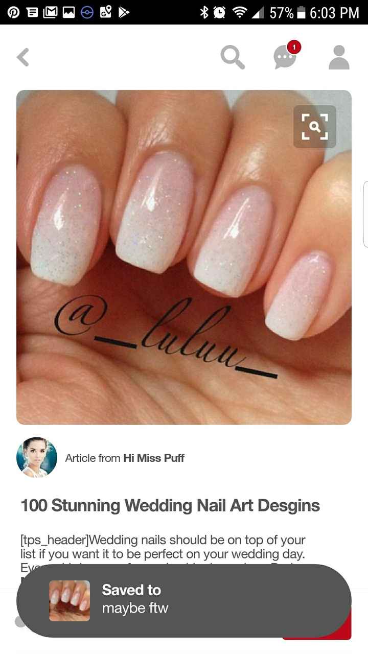 Nails for the big day...