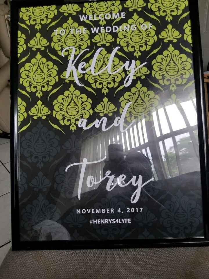 Let me see your wedding signs!