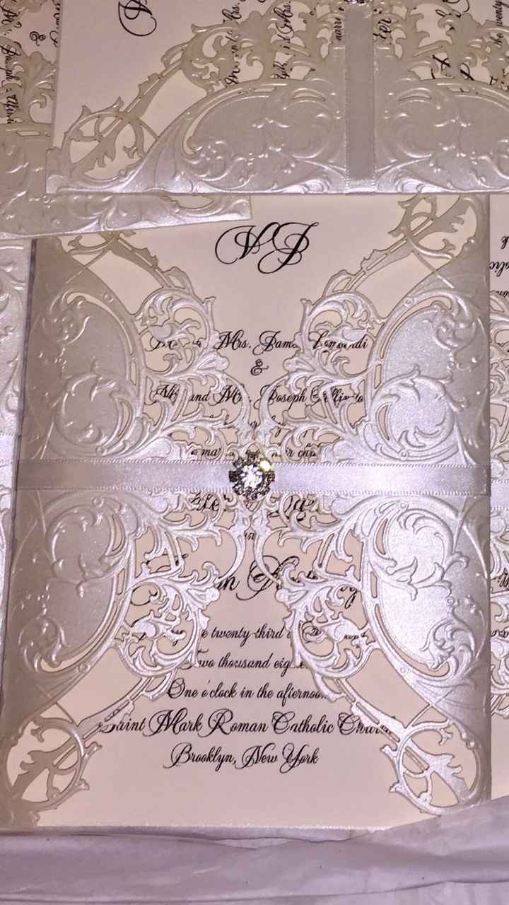 Sent out my invitations today!