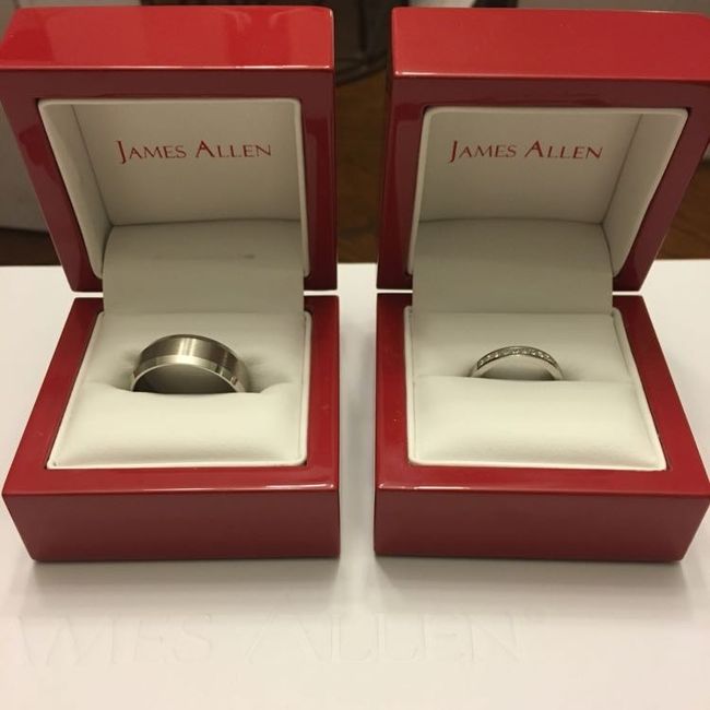 Wedding band shopping online?