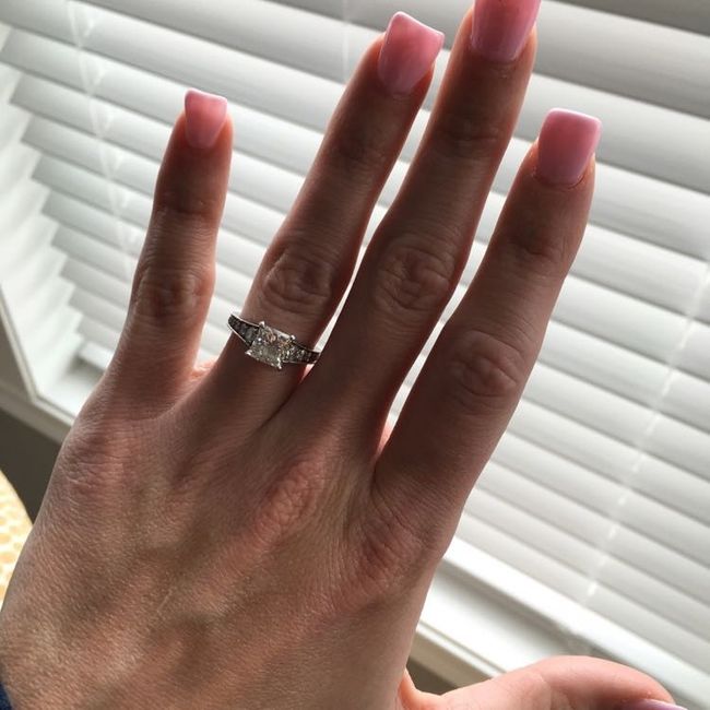 Engagement ring/wedding ring