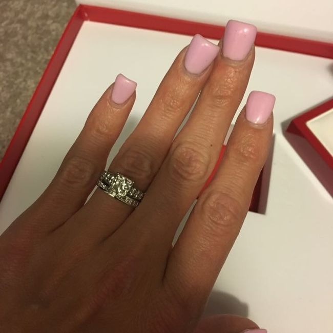 Engagement ring/wedding ring