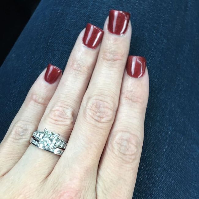 How do you or plan to wear your wedding and e- ring?