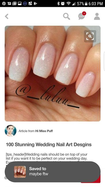 Nails for the big day...