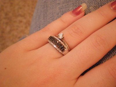 My wedding band came in!!! *pic* Show off your Ring!!!!