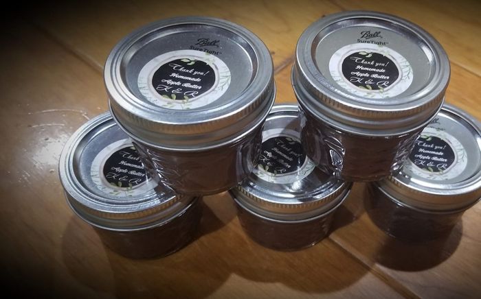 finished apple butter, takes 18-20 hours to cook down, another several to jar/can!