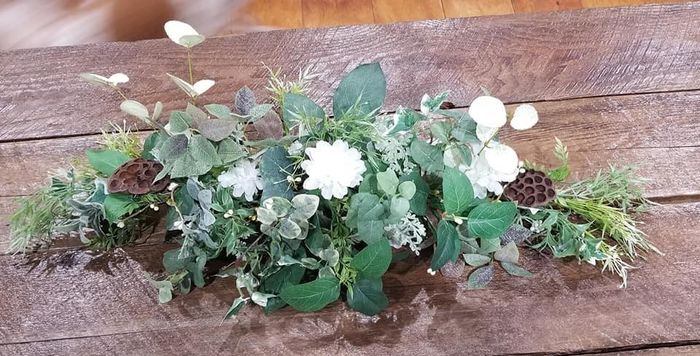 This is just a beefed up arrangement for a buffet outside the ceremony room or maybe over the stairw