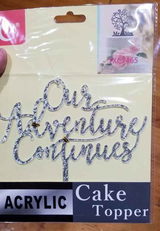 Amazon cake topper, like $15