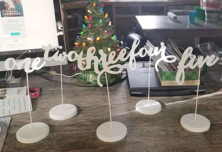 Table Numbers! 