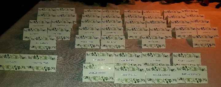 Place cards done! - 1