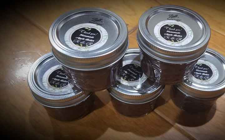 finished apple butter, takes 18-20 hours to cook down, another several to jar/can!
