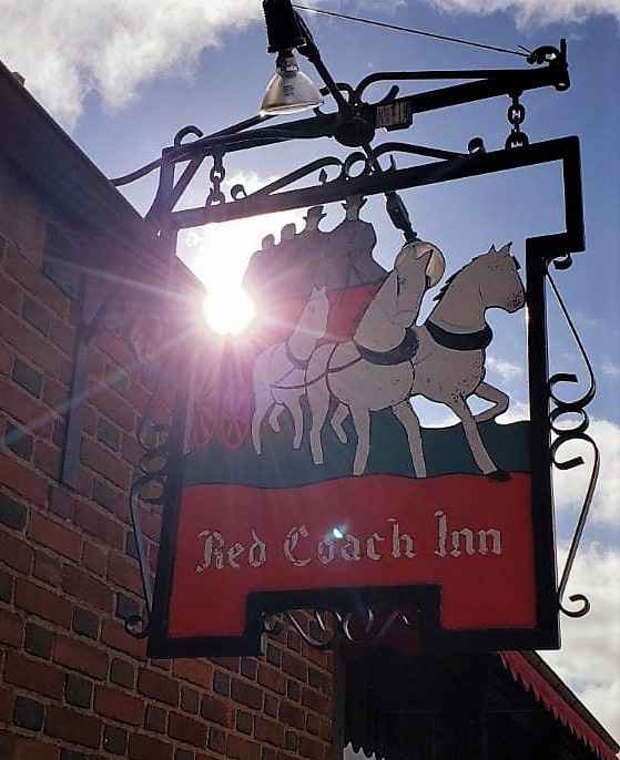 Red Coach Inn- we had a gorgeous winter day