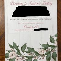 Invitation - Back
