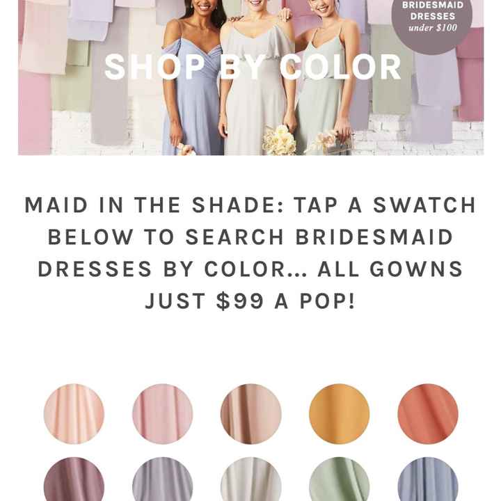 Bridesmaid Dresses? - 1