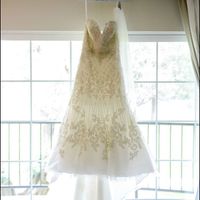 Beading on Wedding Dress