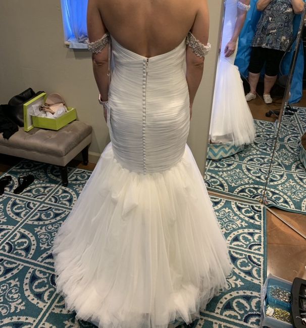 Wedding dress bustle - 1