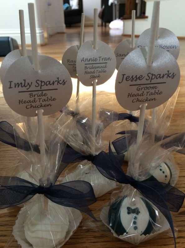 Cake pops/place cards (pic)