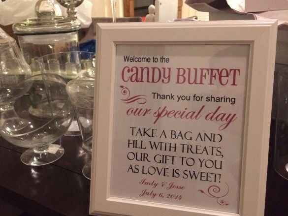Candy buffet!