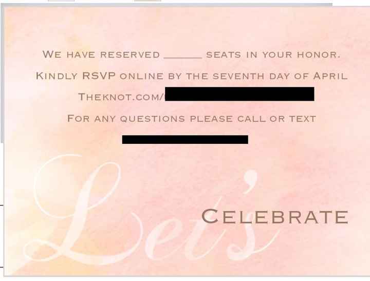  Do my invitations look okay? - 2