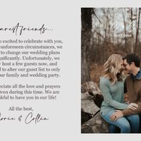 Cutting guest list due to Covid - 1