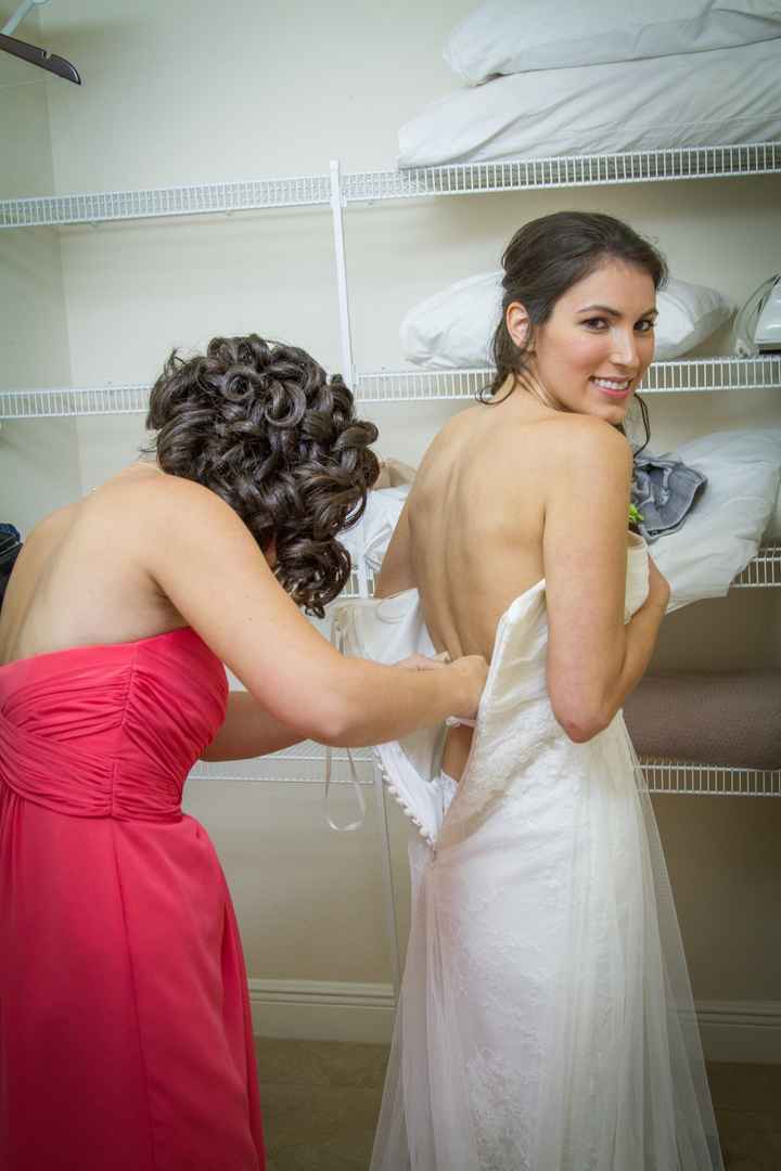 What are you wearing under your wedding dress??