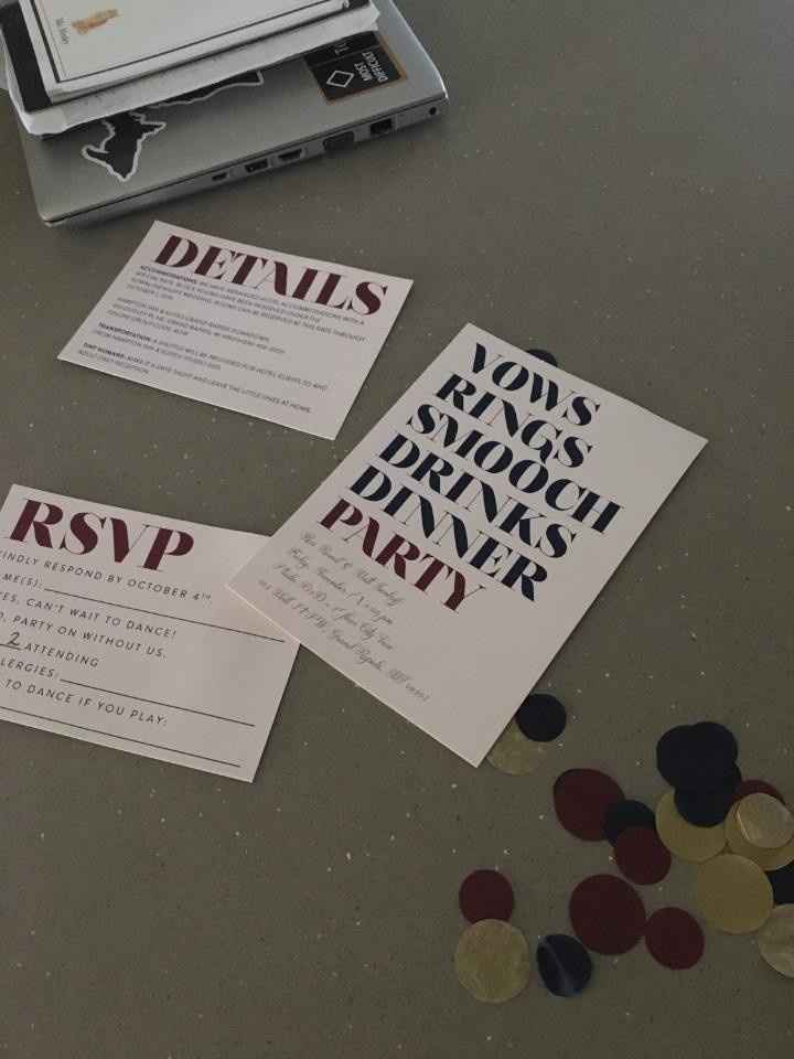 What do your invitations look like? - 1