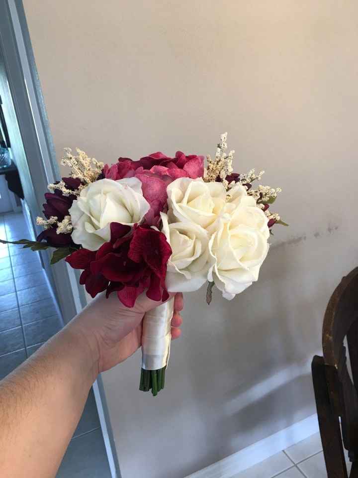 bride's bouquet angle 2