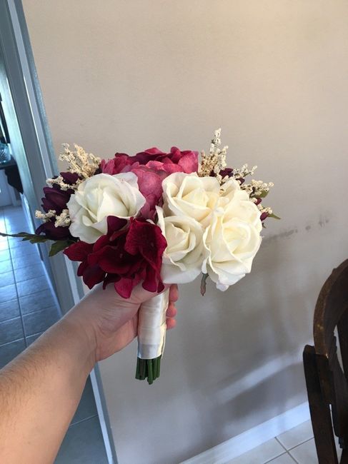 bride's bouquet angle 2