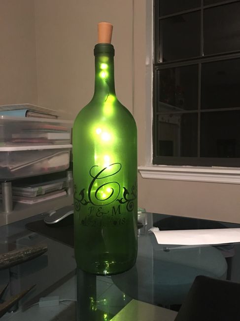 finished bottle