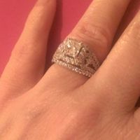 Show me yours!   I can't believe it but when I look at my wedding ring set, pic