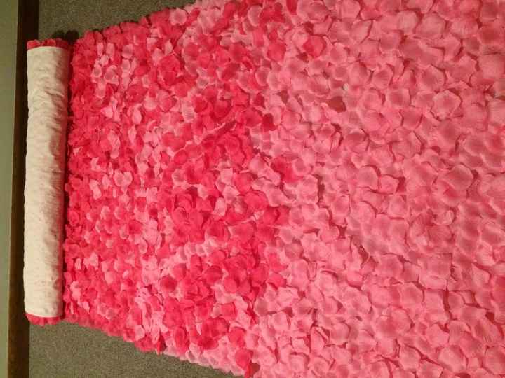 Anyone DIY'ing A Petal Aisle Runner??