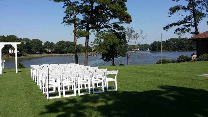 Two beautiful ceremony site-which to choose?