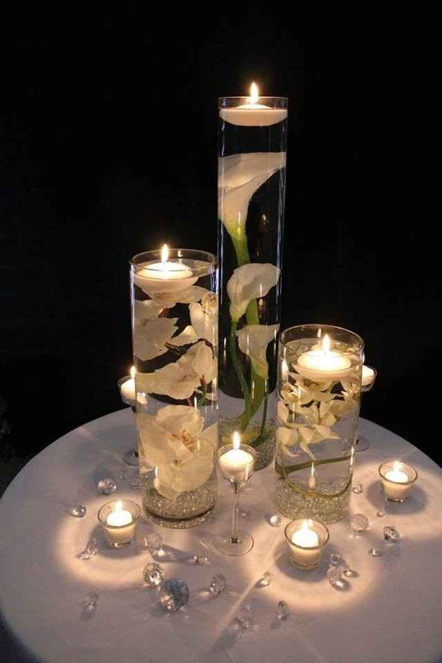 DIY Tiers vases with floating candles?