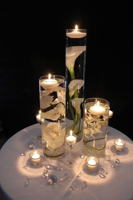 DIY Tiers vases with floating candles?