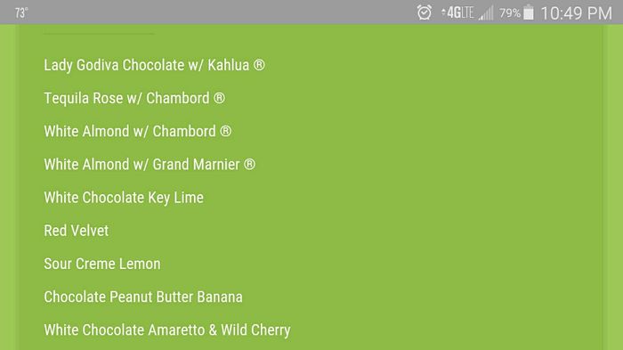Wedding Cake Flavors!