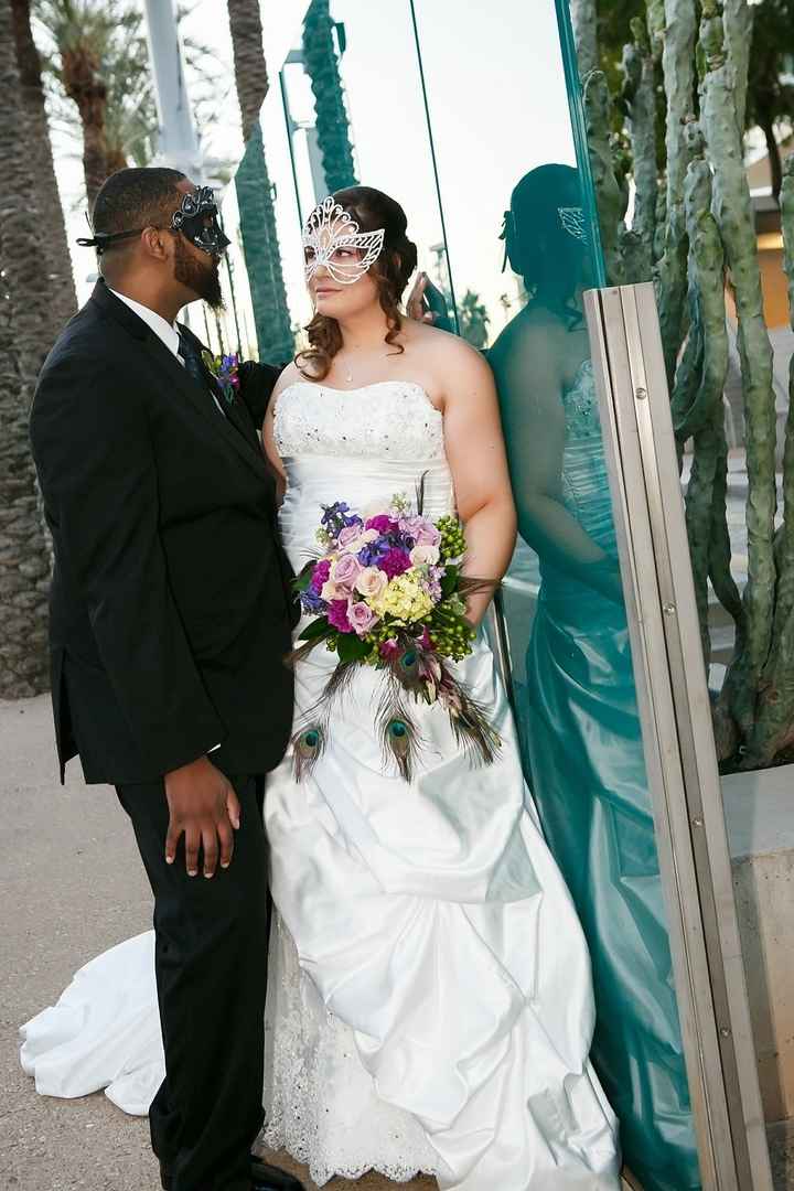 BAM!!! Ceremony and Masquerade Wedding Pictures!