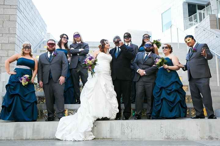 BAM!!! Ceremony and Masquerade Wedding Pictures!