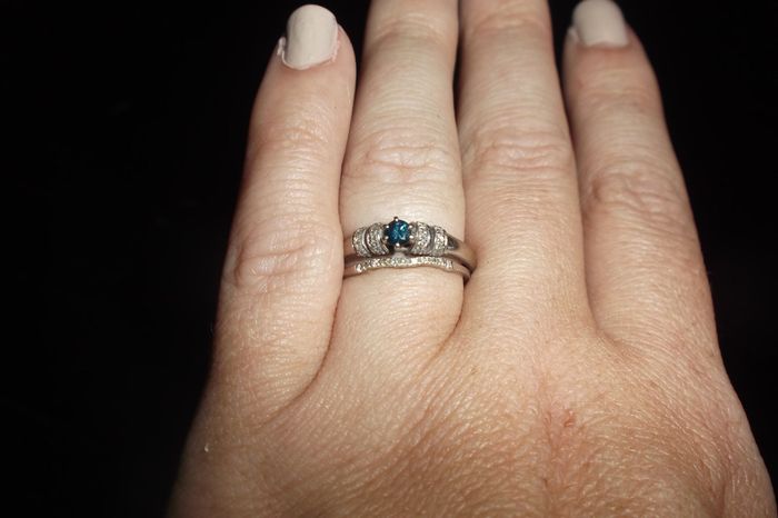 Tried to revive an old thread, but it wouldn't post...so Show me your nontraditional engagement ring