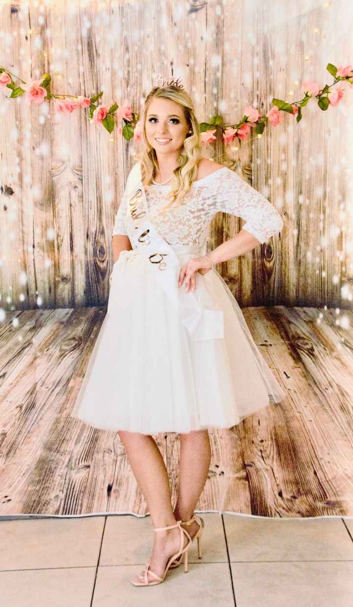 It is a body suit with a tulle skirt.