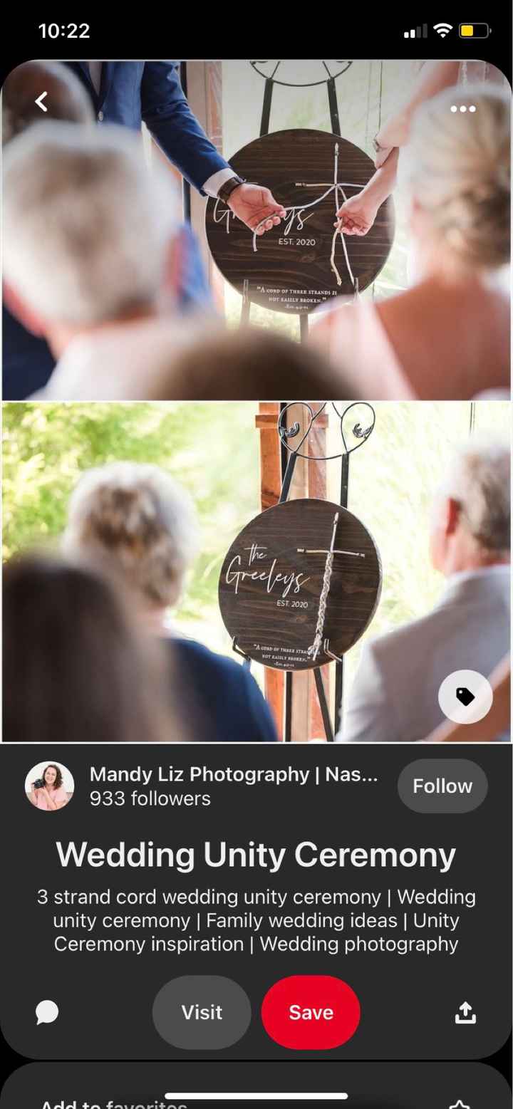 Unity Ceremony Sign Creation? - 1